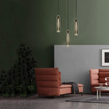 Denise Crystal Pendant Smoke Shad Pendant Light For Dinner Room