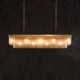 Claira Glass Rectangular Chandelier 41"49"52"72" - jchandelier