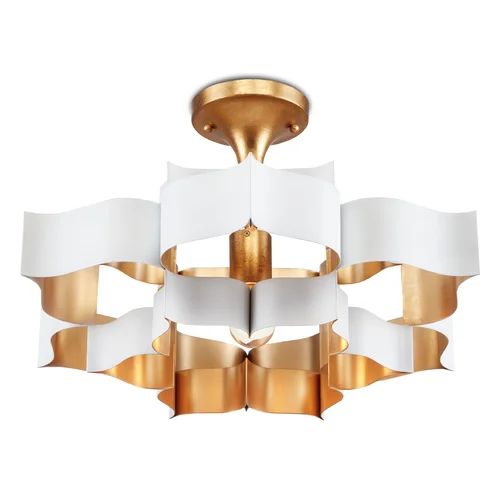Denise Classical Lotus 1-Light  Chandelier