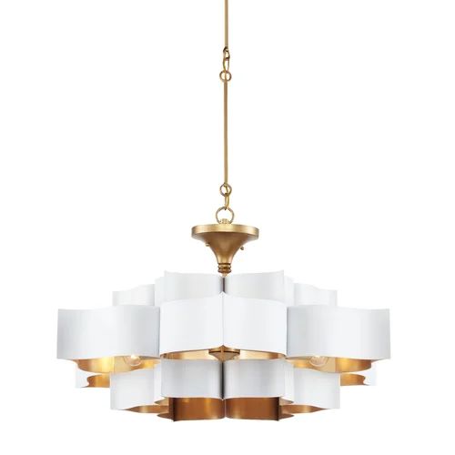 Denise Classical Lotus 1-Light  Chandelier