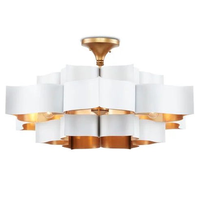 Denise Classical Lotus 1-Light  Chandelier