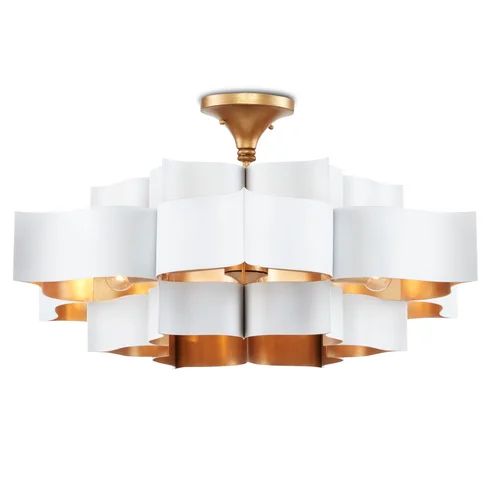 Denise Classical Lotus 1-Light  Chandelier