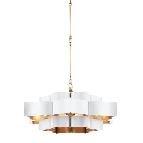 Denise Classical Lotus 1-Light  Chandelier