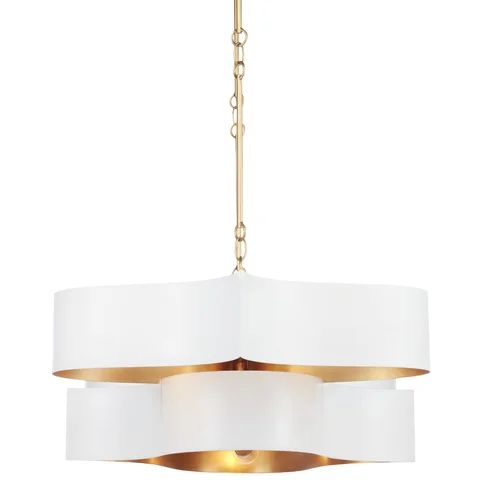 Denise Classical Lotus 6-Light  Chandelier