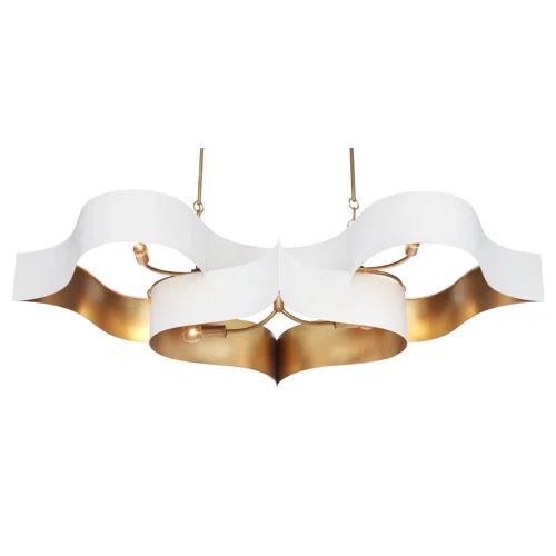 Denise Classical Lotus 6-Light  Chandelier