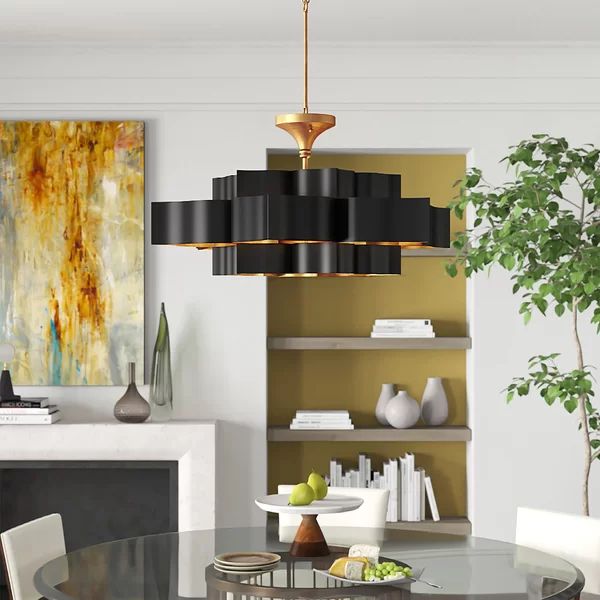 Denise Classical Lotus 6 Lights  Chandelier