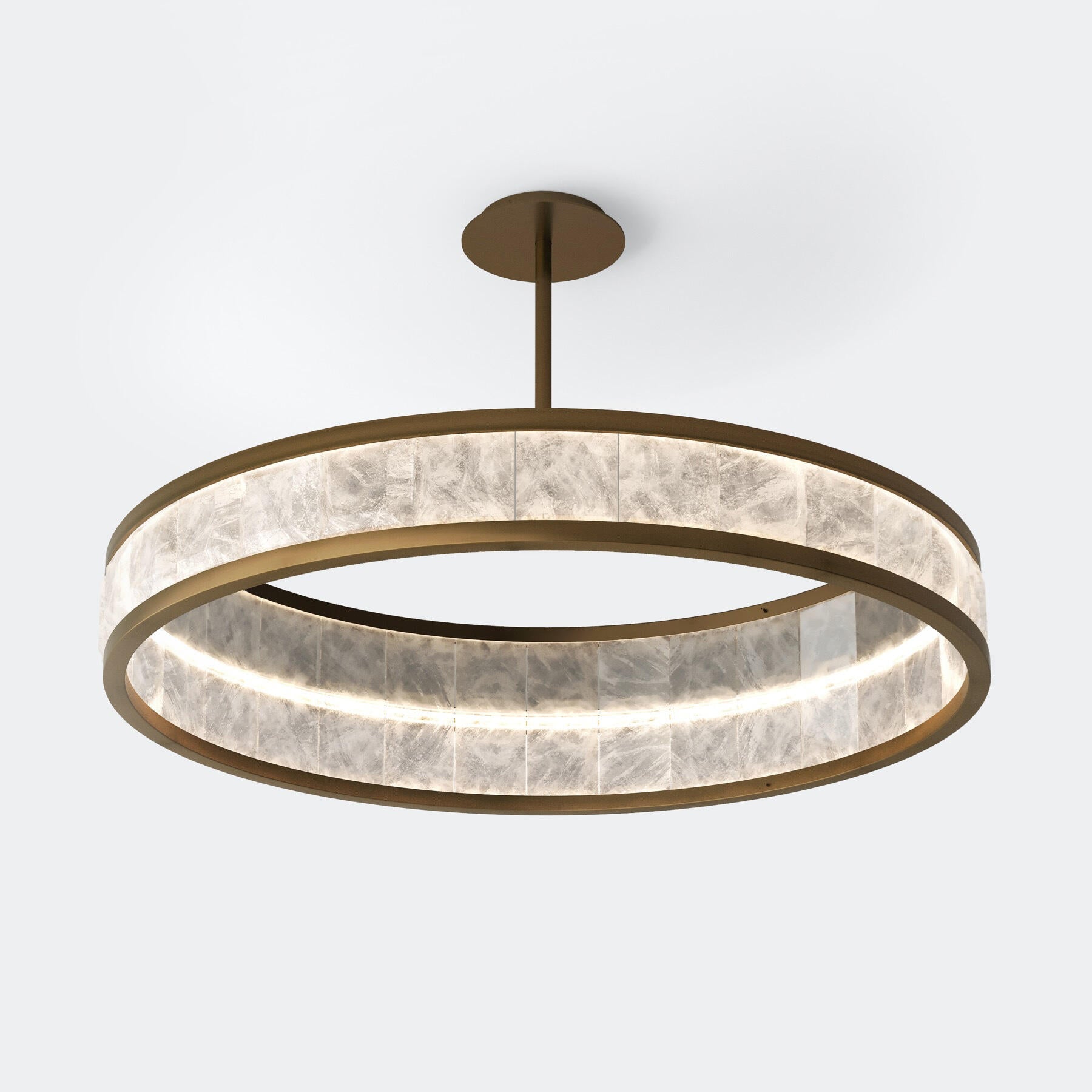 Rock Crystal Concorde Chandelier 40'' 50''