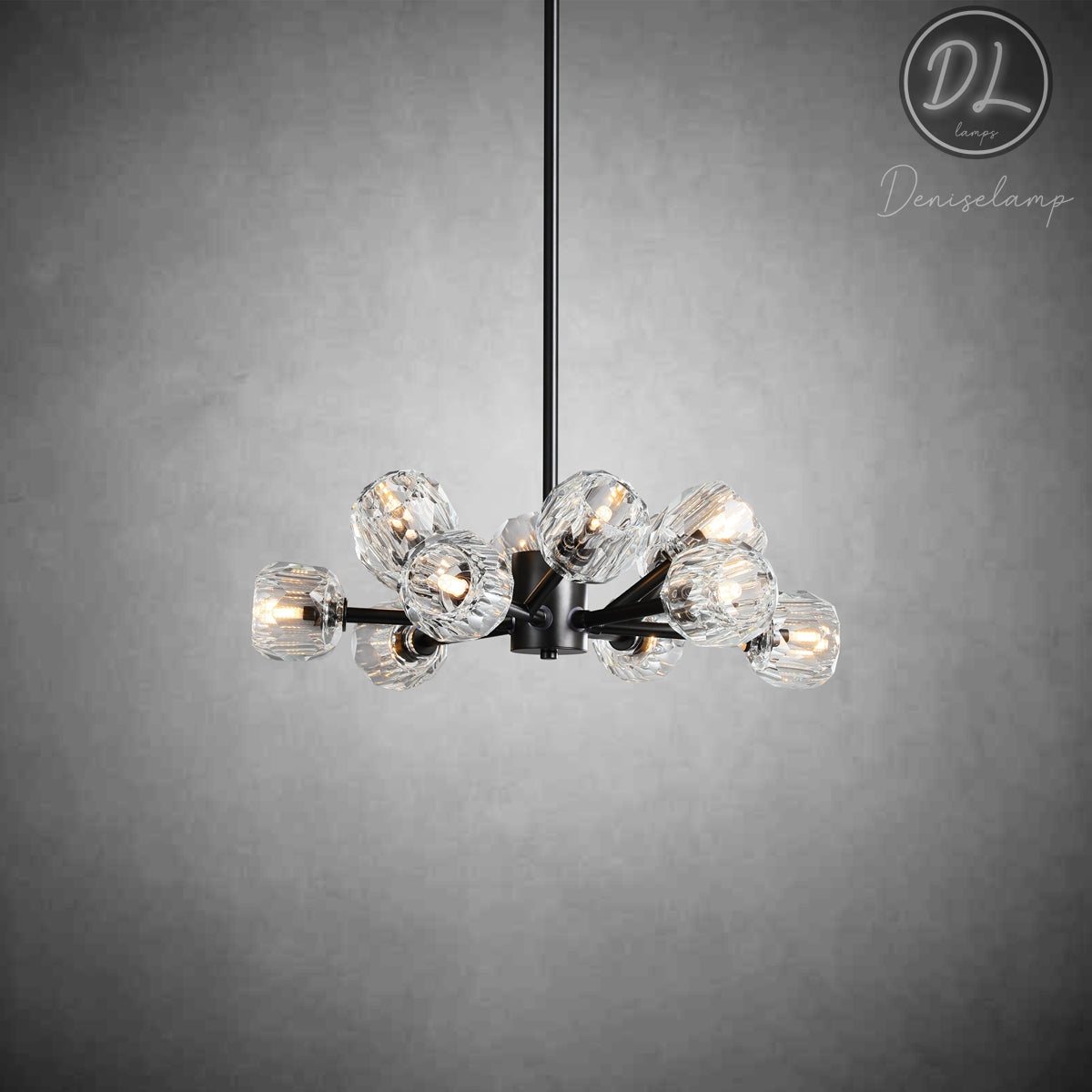 Dawn- Modern Design Niche Unique Hexagonal Crystal Chandelier