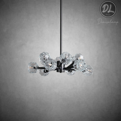 Dawn- Modern Design Niche Unique Hexagonal Crystal Chandelier