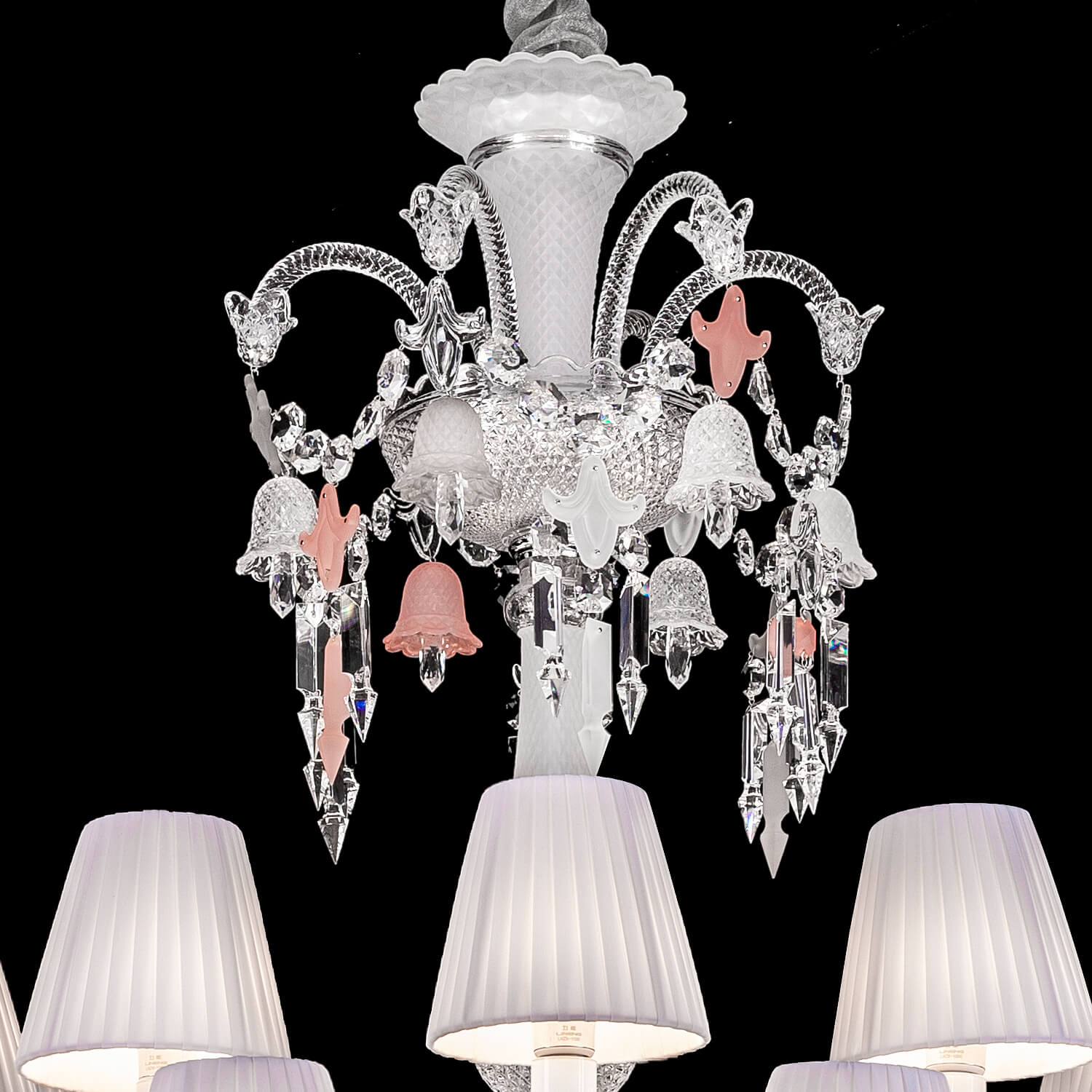 Crysara Short Neck Zenith Crystal Chandelier