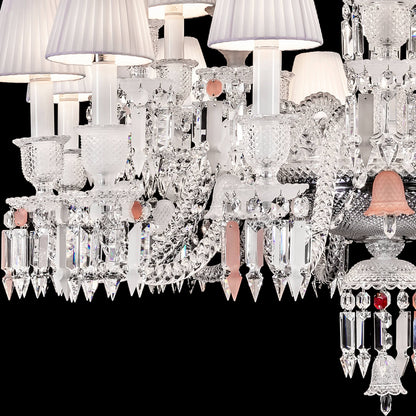 Crysara Short Neck Zenith Crystal Chandelier