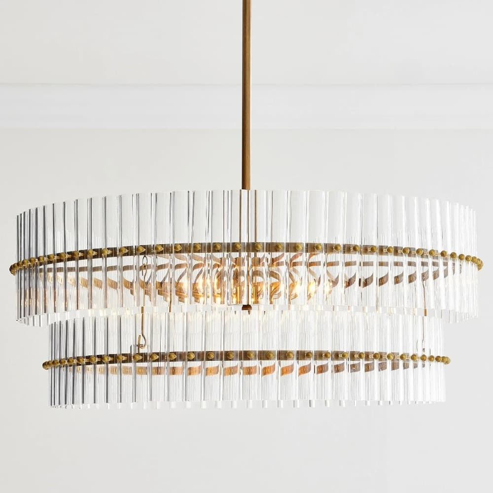Mall Crystal Round Chandelier