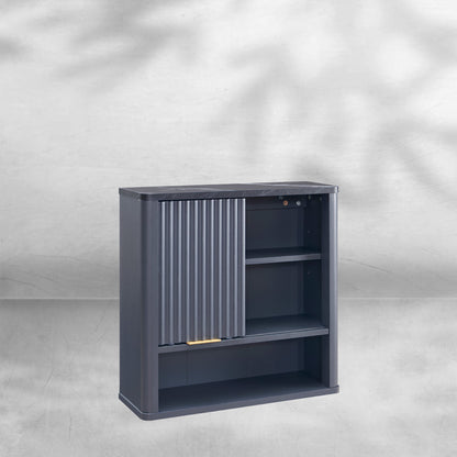 RedLemon Bathroom Wall Cabinet with Fluted Door and Adjustable Shelf