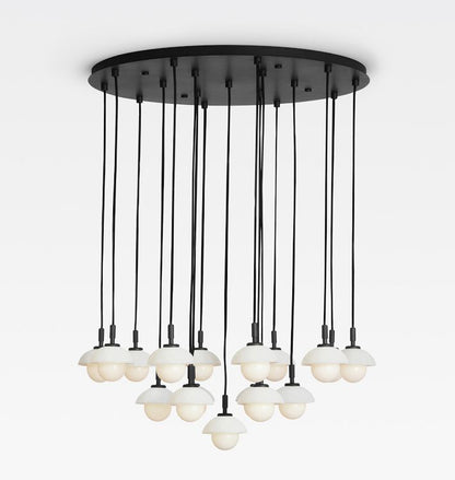 Greenwich 32" Multi-Drop Chandelier