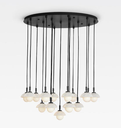 Greenwich 32" Multi-Drop Chandelier