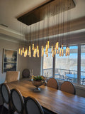 Solitaire Linear Chandelier 70"W