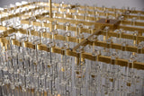 Marige K9 Crystal Rectangular Chandelier 60"