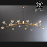 Dawn- Modern Design Niche Unique Hexagonal Crystal Ball  Oval Chandelier 48"/ 60"/ 72"