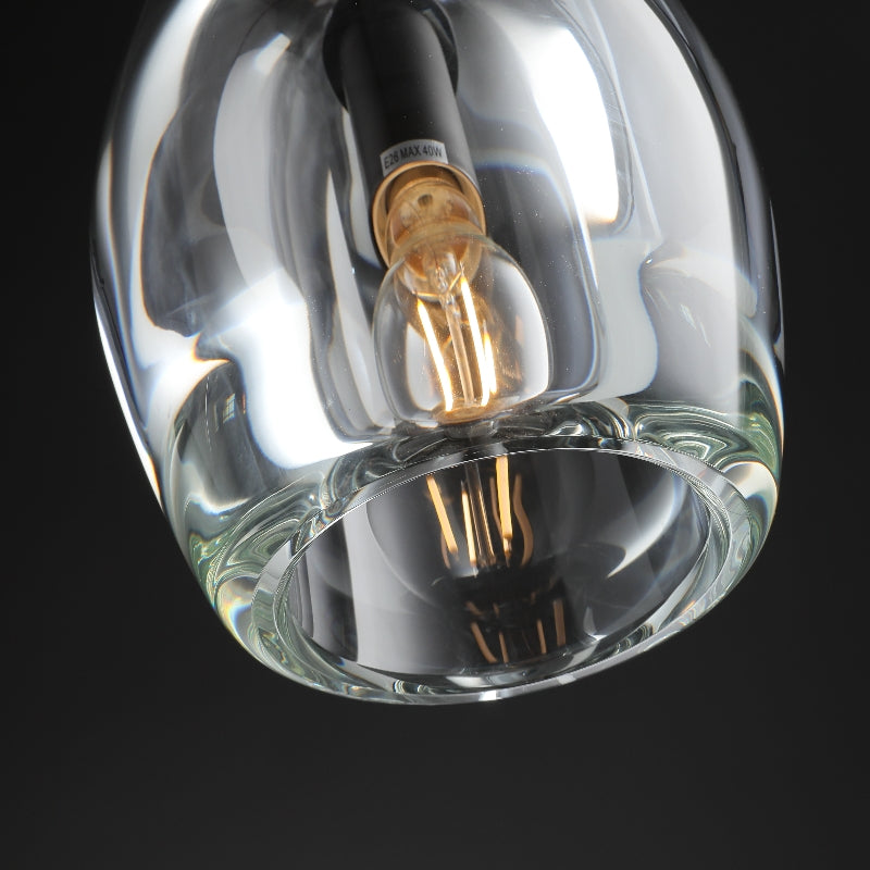 MechFriction K9 Crystal Flute Pendant Light 6"/8"/9"