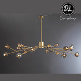 Dawn- Modern Design Niche Unique Hexagonal Crystal Ball  Oval Chandelier 48"/ 60"/ 72"