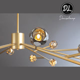 Dawn- Modern Design Niche Unique Hexagonal Crystal Ball  Oval Chandelier 48"/ 60"/ 72"