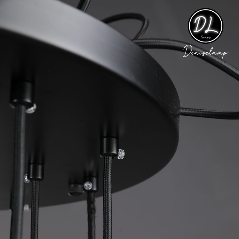Damn- Modern Design Hexagonal Crystal Ball Cluster Chandelier  24"
