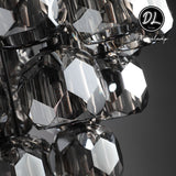Damn- Modern Design Hexagonal Crystal Ball Cluster Chandelier  24"