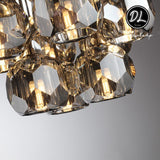 Damn- Modern Design Hexagonal Crystal Ball Cluster Chandelier  24"