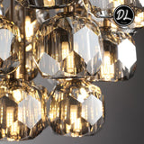 Damn- Modern Design Hexagonal Crystal Ball Cluster Chandelier  24"