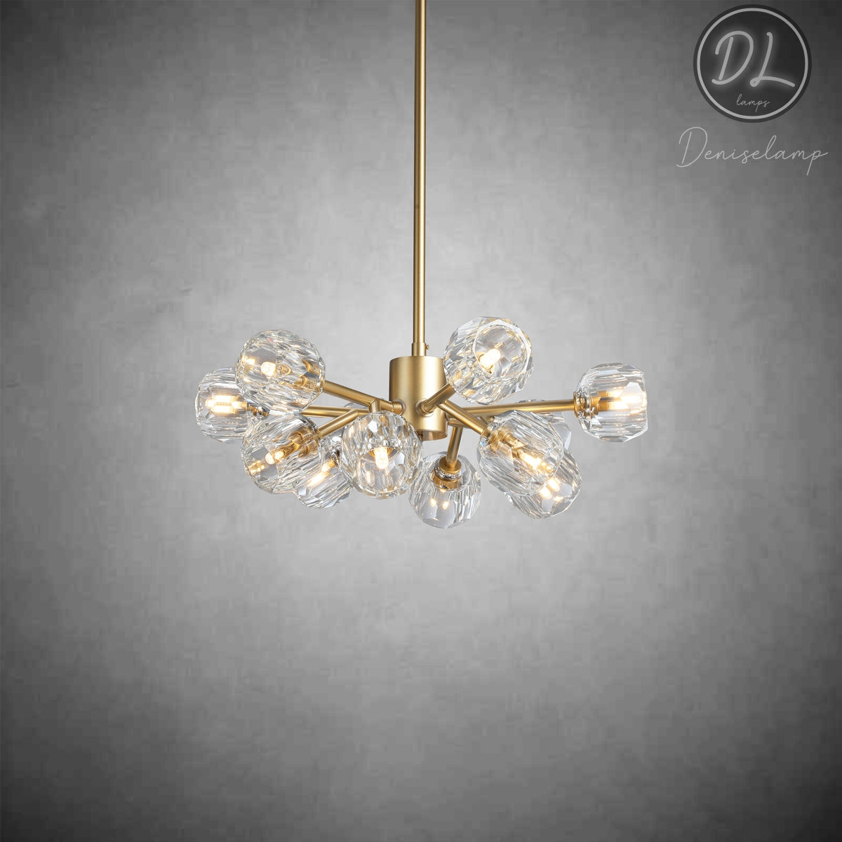 Dawn- Modern Design Niche Unique Hexagonal Crystal Chandelier