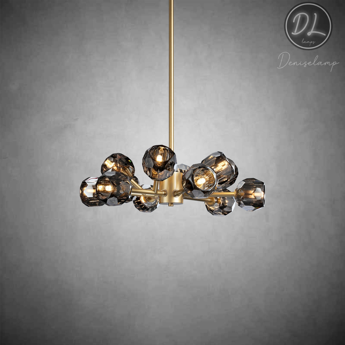 Dawn- Modern Design Niche Unique Hexagonal Crystal Chandelier