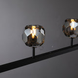 Dawn- Modern Design Niche Unique Hexagonal Crystal Ball Linear Chandelier 48"/60" Over Dining Table