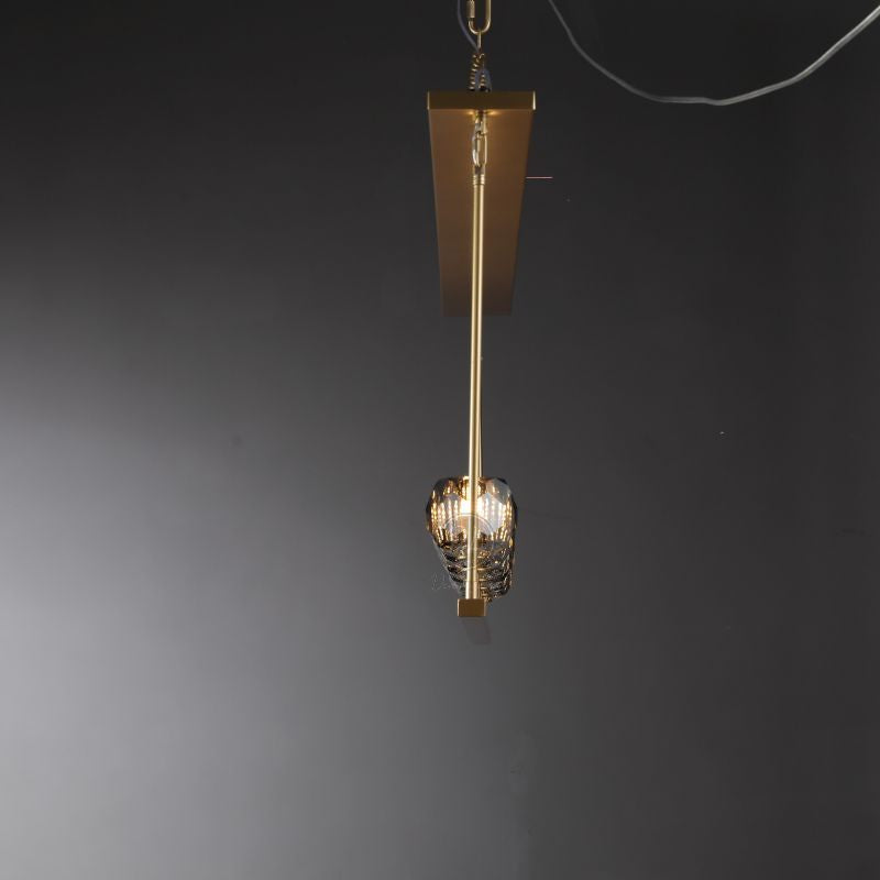 Dawn- Modern Design Niche Unique Hexagonal Crystal Ball Linear Chandelier 48"/60" Over Dining Table