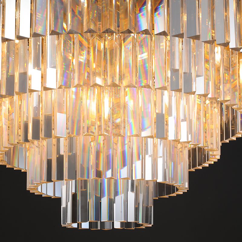 Cylind Vintage Sumptuous Round Chandelier 20"/32"/44"