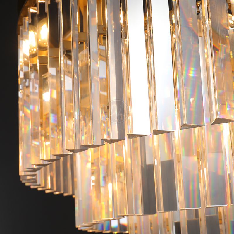 Cylind Vintage Sumptuous Round Chandelier 20"/32"/44"