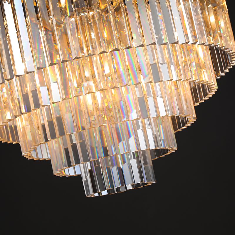 Cylind Vintage Sumptuous Round Chandelier 20"/32"/44"