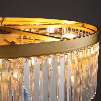 Cylind Vintage Sumptuous Round Chandelier 20"/32"/44"