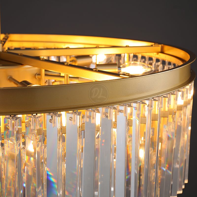 Cylind Vintage Sumptuous Round Chandelier 20"/32"/44"