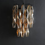 Golden Banana Clear/Smoke Glass Short Wall Sconce