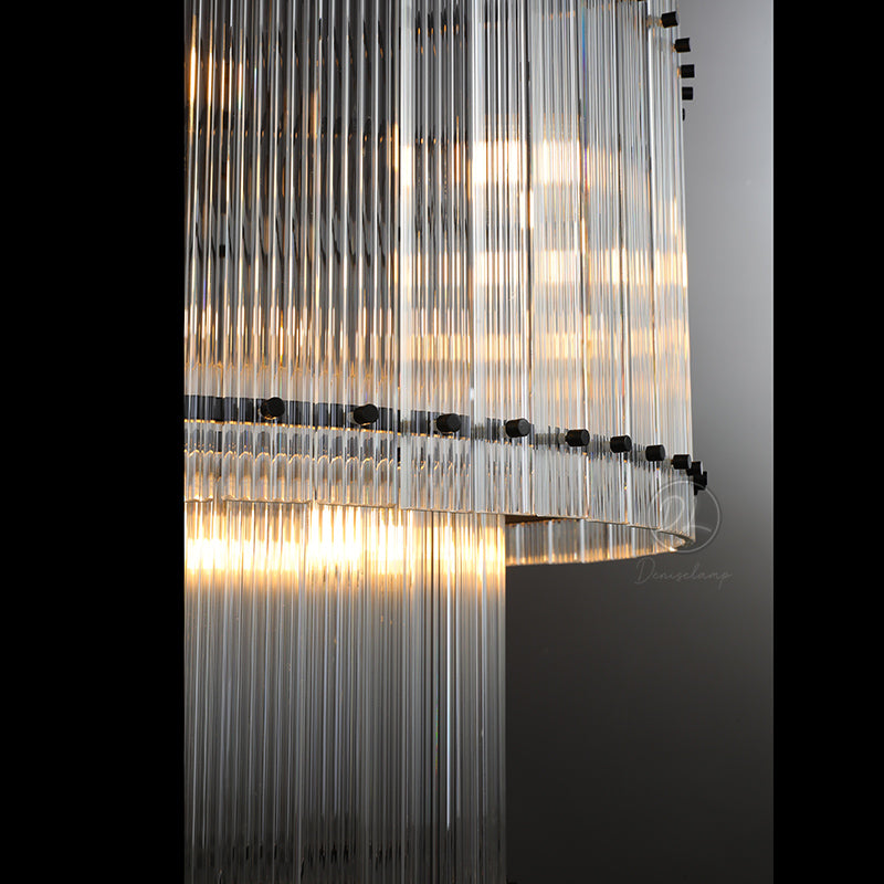 Sammi 2-Tier Round Glass Chandelier
