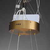 MythicForge Modern Sculpture Round Chandelier