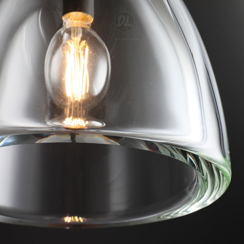 Aurora Modern Crystal Pendant Light 7" 11" 14"
