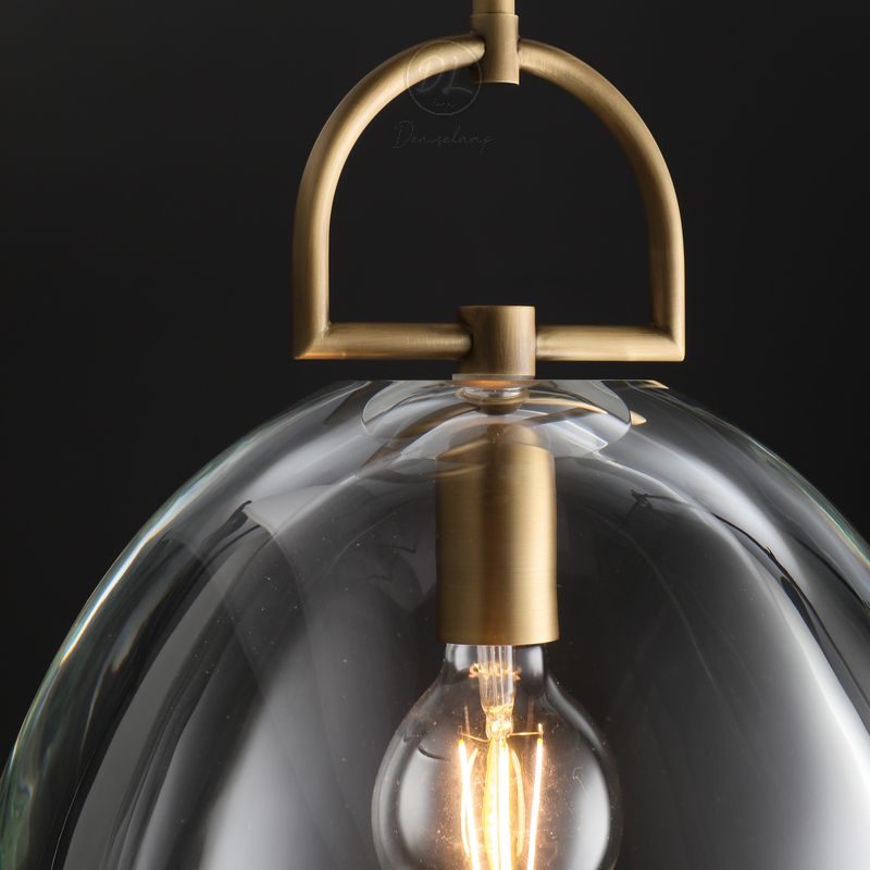 Aurora Modern Crystal Pendant Light 7" 11" 14"