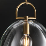 Aurora Modern Crystal Pendant Light 7" 11" 14"