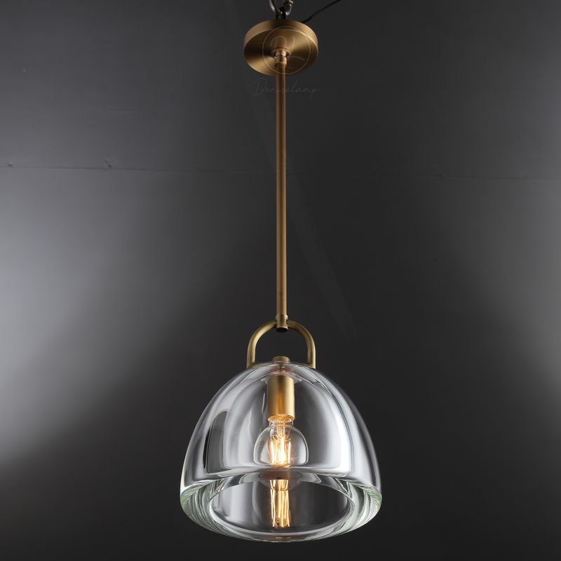 Aurora Modern Crystal Pendant Light 7" 11" 14"