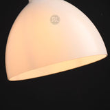 MechFriction Milk Glass Cloche Pendant