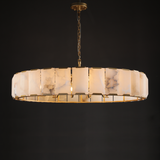 Verdant Calcite Round Chandelier 43"