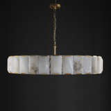 Verdant Calcite Round Chandelier 43"
