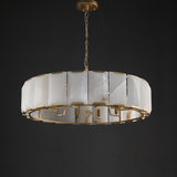 Verdant Calcite Round Chandelier 43"