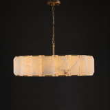 Verdant Calcite Round Chandelier 43"